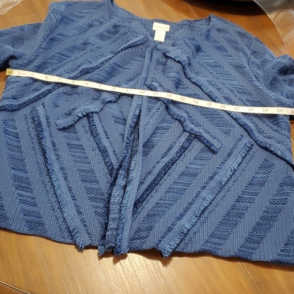 Chicos Open front Boho Cardigan - Picture 5 of 8
